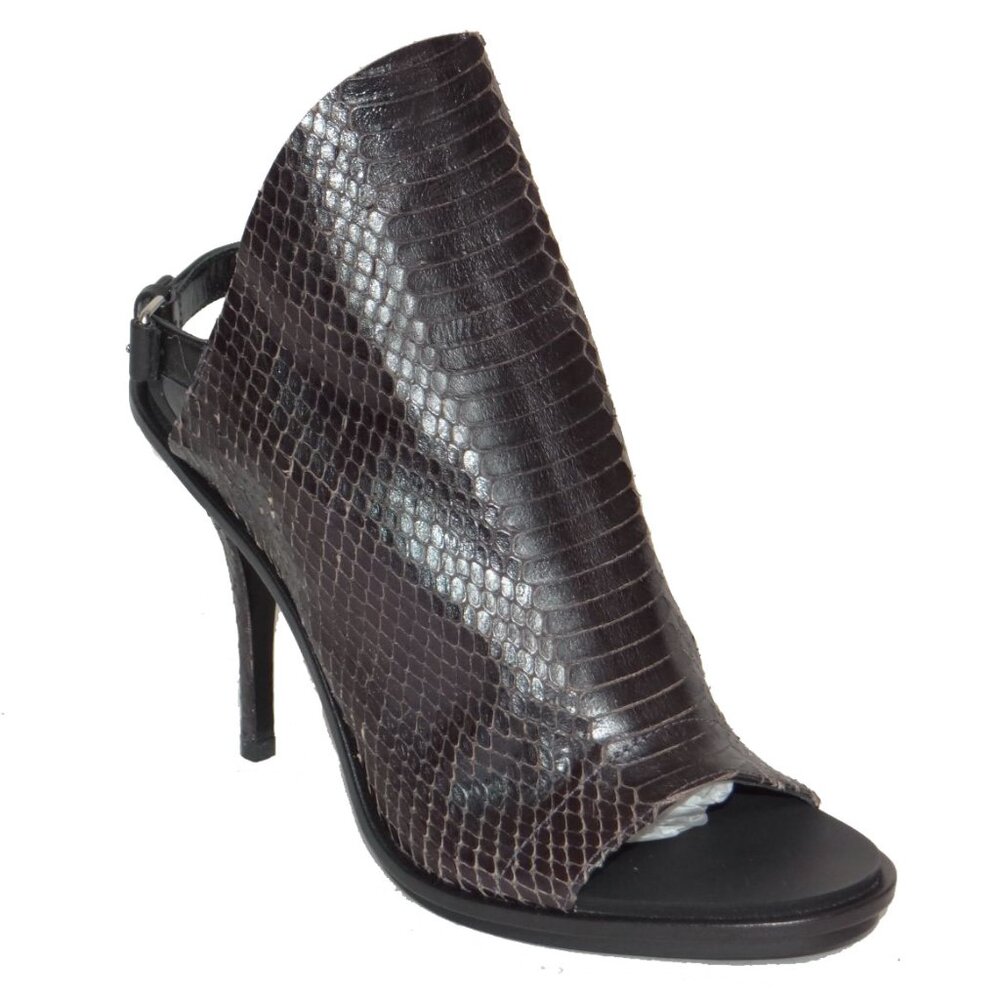 BALENCIAGA exotic snakeskin GLOVE slingback sandals mules 40/9 NIB